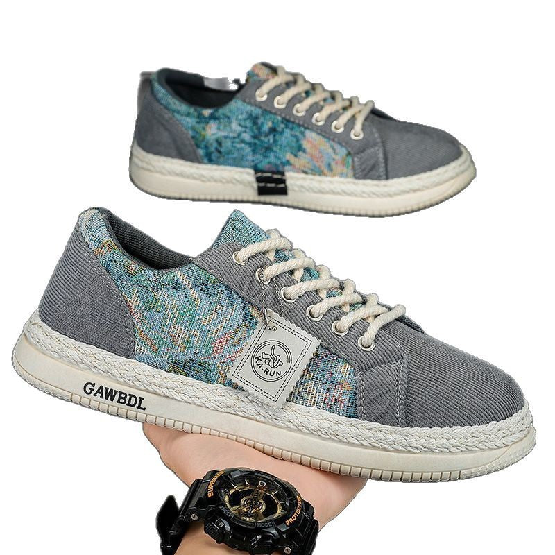 Damen modische Sneakers mit einzigartigem Textil-Mix und komfortabler Sohle Echo Archiv