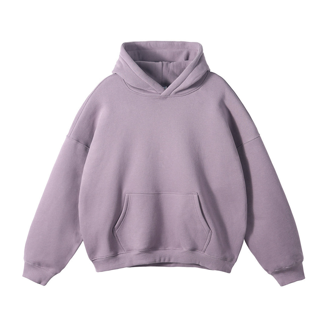 Unisex weit geschnittener Kapuzenpullover aus Bio-Baumwolle mit Kängurutasche Echo Archiv