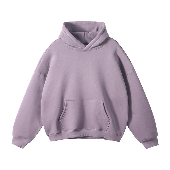Unisex weit geschnittener Kapuzenpullover aus Bio-Baumwolle mit Kängurutasche Echo Archiv