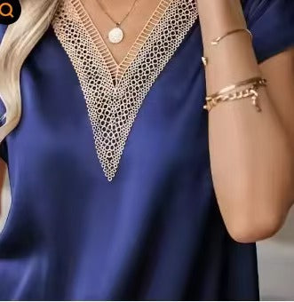 Damen Bluse mit elegantem Spitzenbesatz Echo Archiv