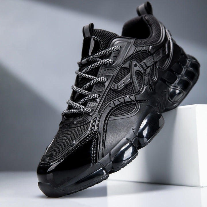 Herren Sportlicher Chunky-Sneaker mit glänzenden Overlays und gedämpfter Luftkissen-Sohle Echoarchiv