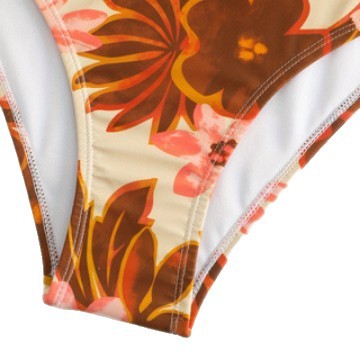 Damen Eleganter Blumenmuster Einteiler Badeanzug Echo Archiv