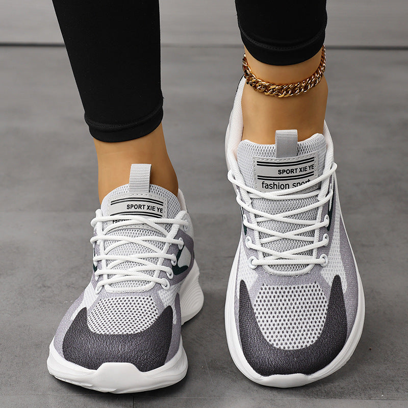 Damen Leichte Mesh-Laufschuhe mit gedämpfter EVA-Plateausohle und Komfort-Fußbett – Lioré