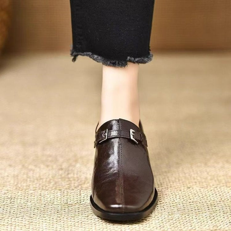 Damen Elegante Slingback-Stiefeletten mit Hochglanz-Optik – Lioré