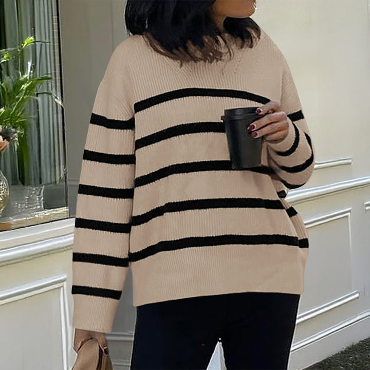 Damen nan oversized Mohair-Strickpullover mit weitem Carmen-Boat-Ausschnitt und flauschiger Struktur Echo Archiv