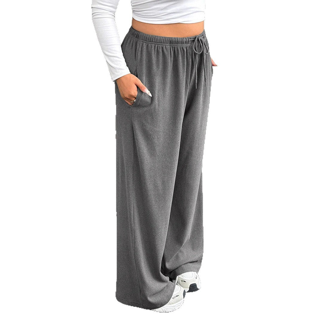 Damen High-Waist weite Beinform Jogginghose Echoarchiv
