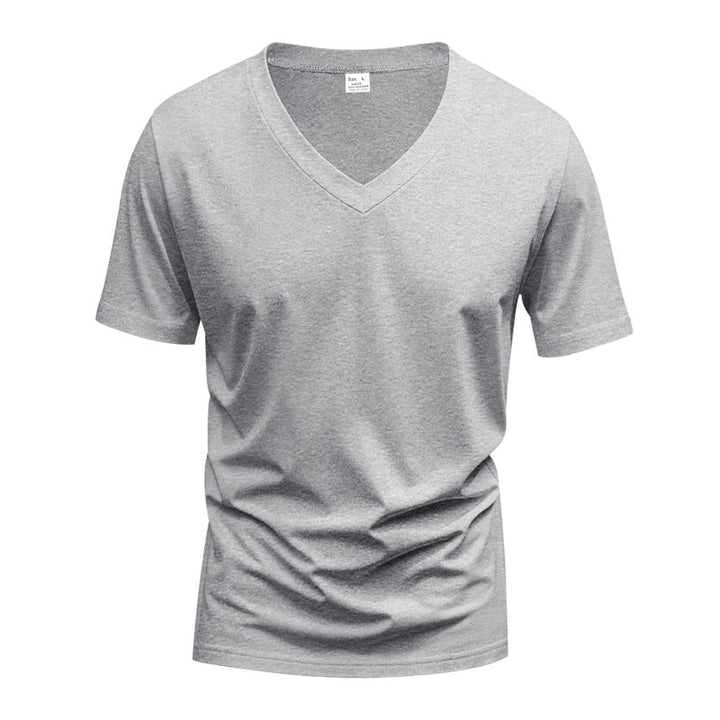 Herren nan V-Ausschnitt Funktionsshirt aus leichtem Interlock mit figurnahem Schnitt Echoarchiv