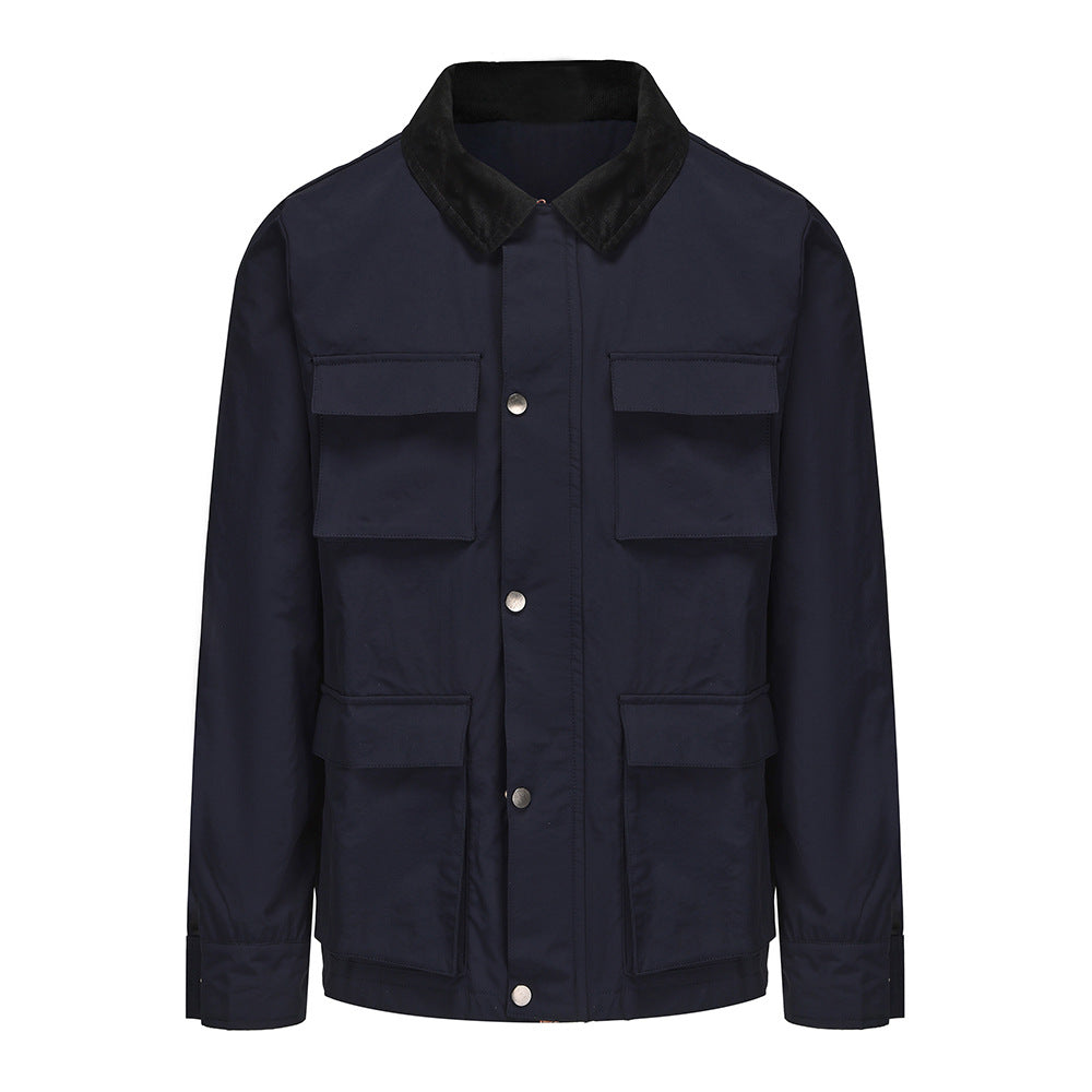 Herren funktionale Utility-Jacke mit praktischen Taschen Echoarchiv