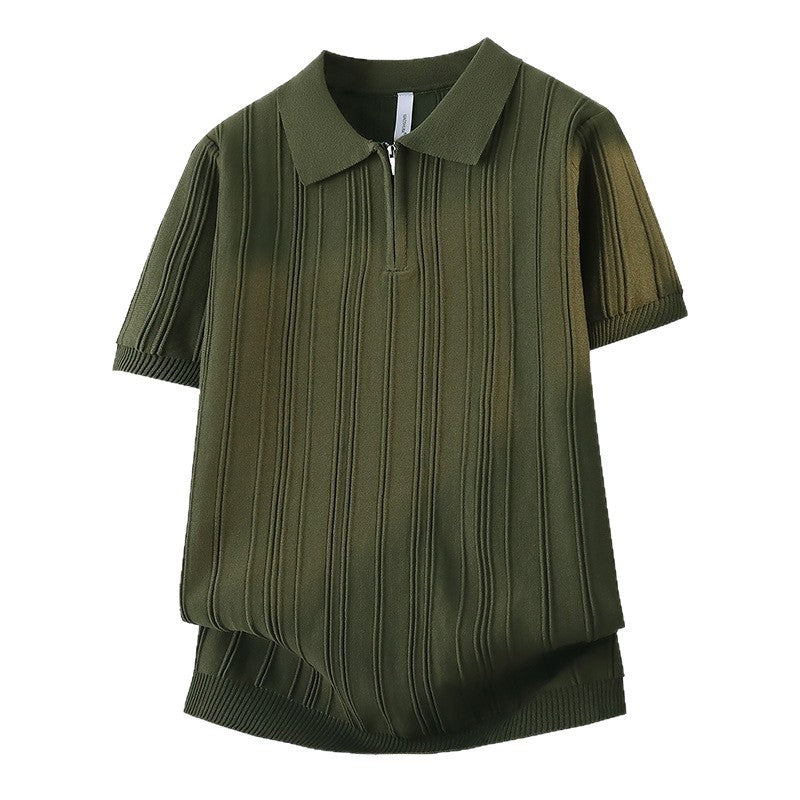 Damen Modisches Poloshirt mit Reißverschluss Echo Archiv