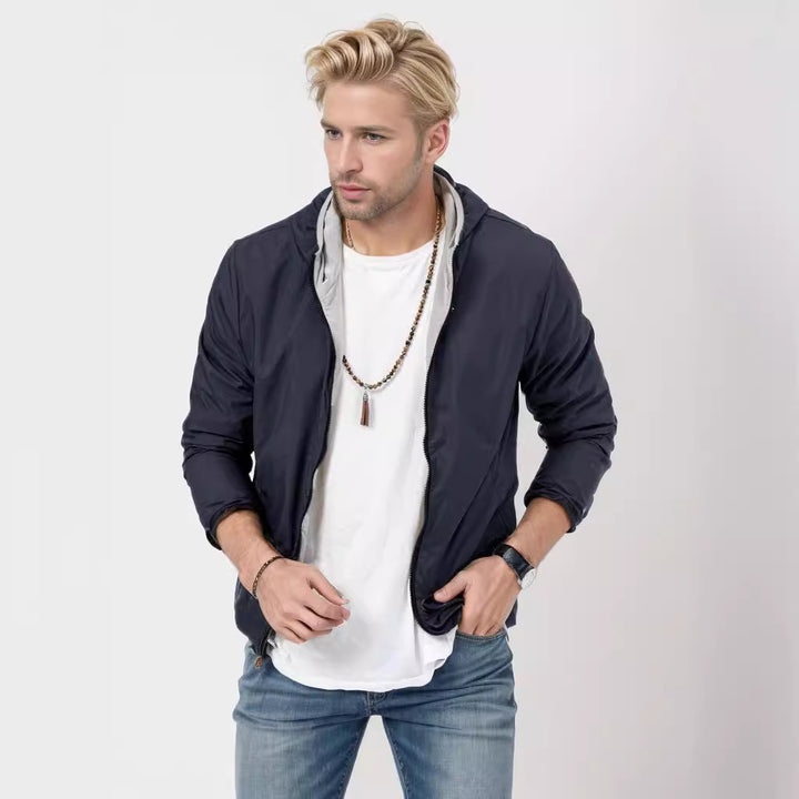 Herren leichte Übergangsjacke mit praktischen Taschen Echoarchiv