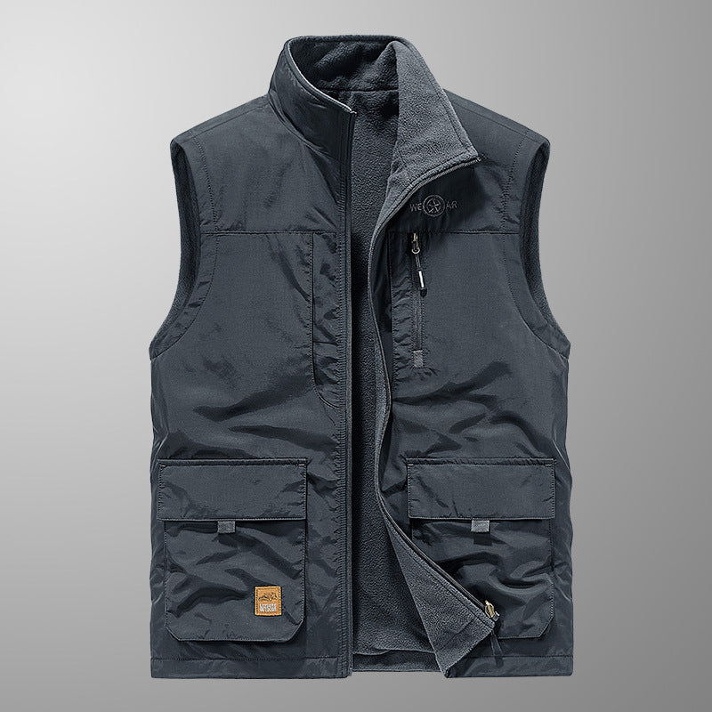 Herren Multifunktionale Fleece-Weste Echo Archiv