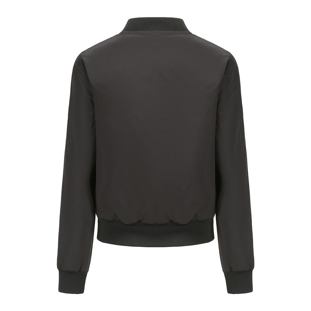 Damen nan sportive Bomberjacke mit seitlichen Kontraststreifen, gesteppter Innenfütterung und Rippbündchen Echo Archiv