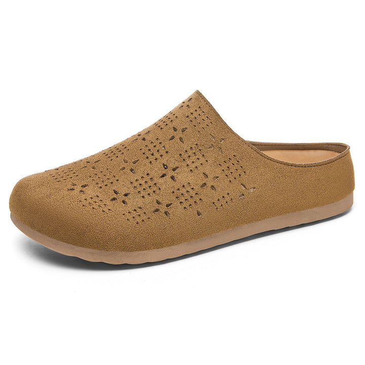 Damen nan Komfort-Mule mit Laserperforation und geformtem Memory-Fußbett Echo Archiv