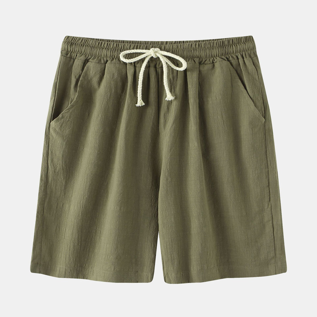 Herren Bermuda-Shorts mit elastischem Bund und seitlichen Taschen Echoarchiv