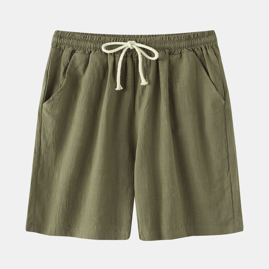 Herren Bermuda-Shorts mit elastischem Bund und seitlichen Taschen – Sorevano