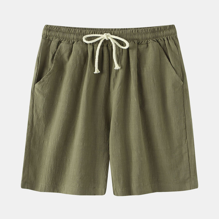 Herren Bermuda-Shorts mit elastischem Bund und seitlichen Taschen Echoarchiv