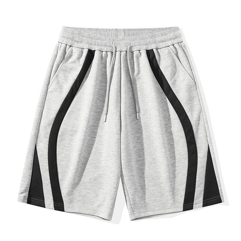 Herren Sportliche Shorts mit elastischem Bund und seitlichen Kontraststreifen Echoarchiv