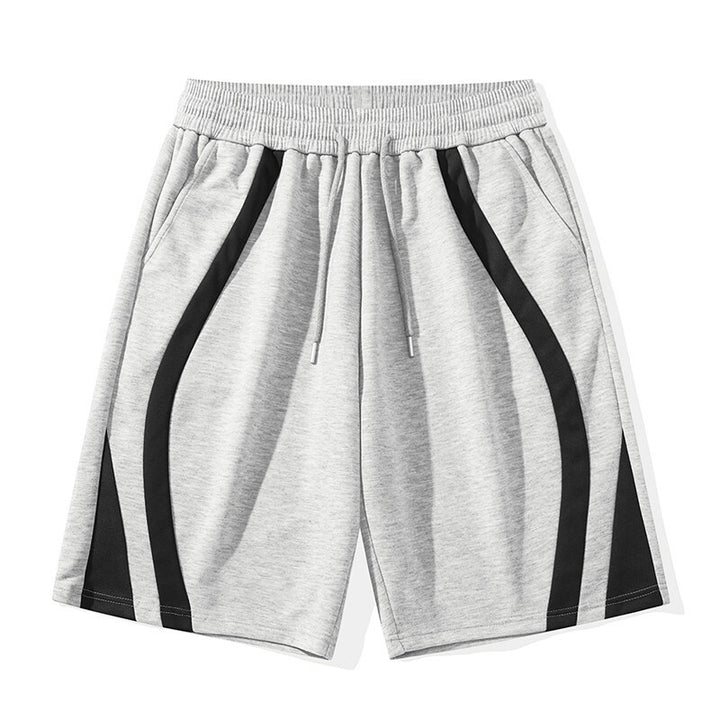 Herren Sportliche Shorts mit elastischem Bund und seitlichen Kontraststreifen Echoarchiv