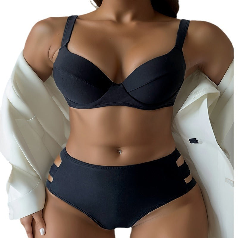 Damen Hochgeschnittener Bikini mit eleganten Cut-Out-Details Echo Archiv