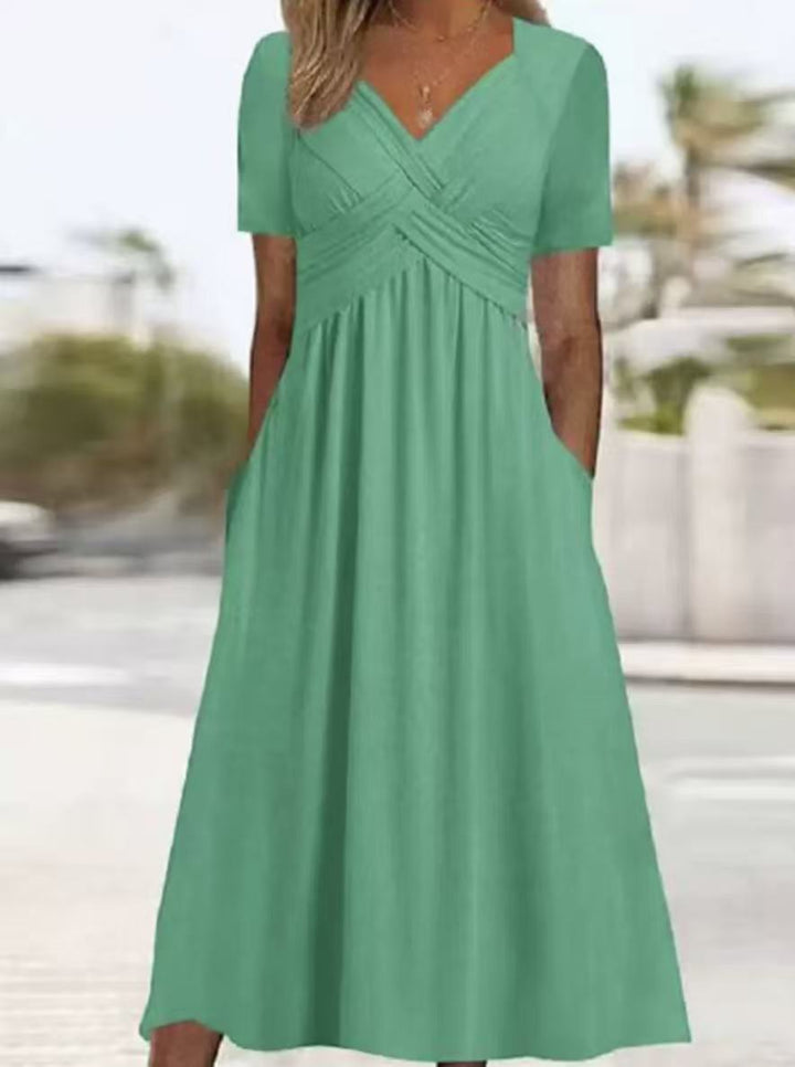 Damen lockeres Maxi-Kleid Echo Archiv