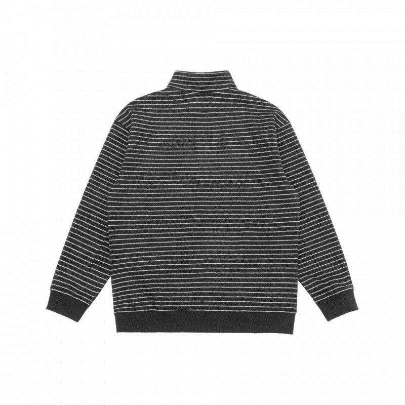 Unisex Oversize-Feinstrickpullover mit halbem Reißverschluss und Stehkragen Echo Archiv