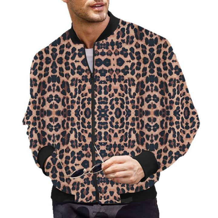 Herren modische Bomberjacke mit Tiermuster Echoarchiv