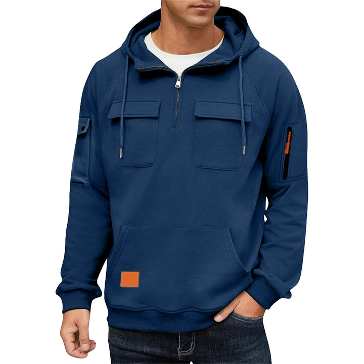 Herren Alltags-Hoodie mit praktischen Taschen Echoarchiv
