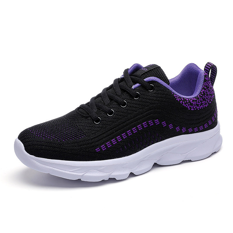 Damen nan ultraleichter Komfort-Gehsneaker für Alltag und Freizeit mit nahtlosem Strickobermaterial, reaktionsfreudiger Luftkissen-Zwischensohle und gepolstertem Fersenkragen Echo Archiv