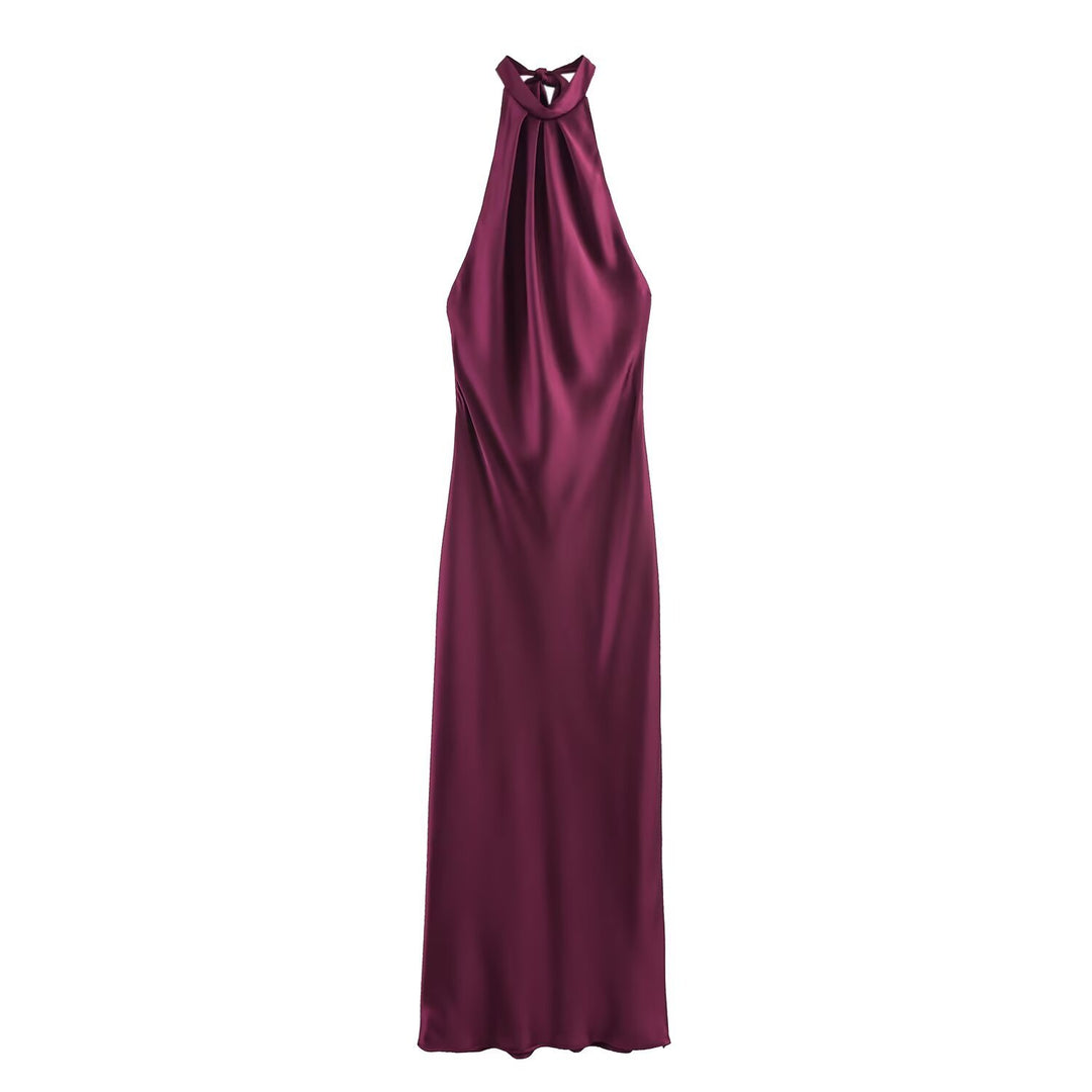 Damen Abendkleid mit elegantem Halterneck-Design und fließendem Schnitt Echo Archiv