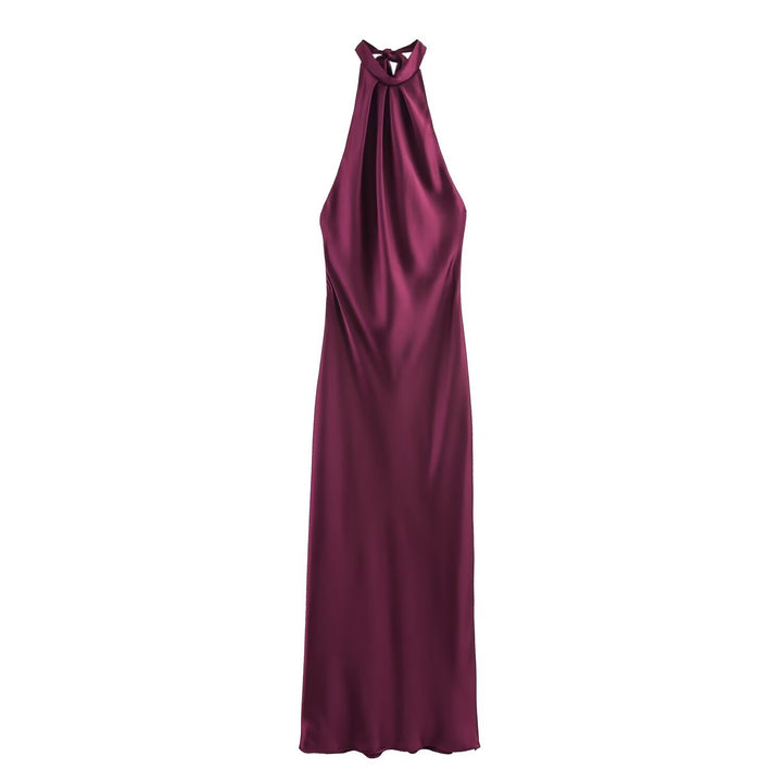 Damen Abendkleid mit elegantem Halterneck-Design und fließendem Schnitt Echo Archiv