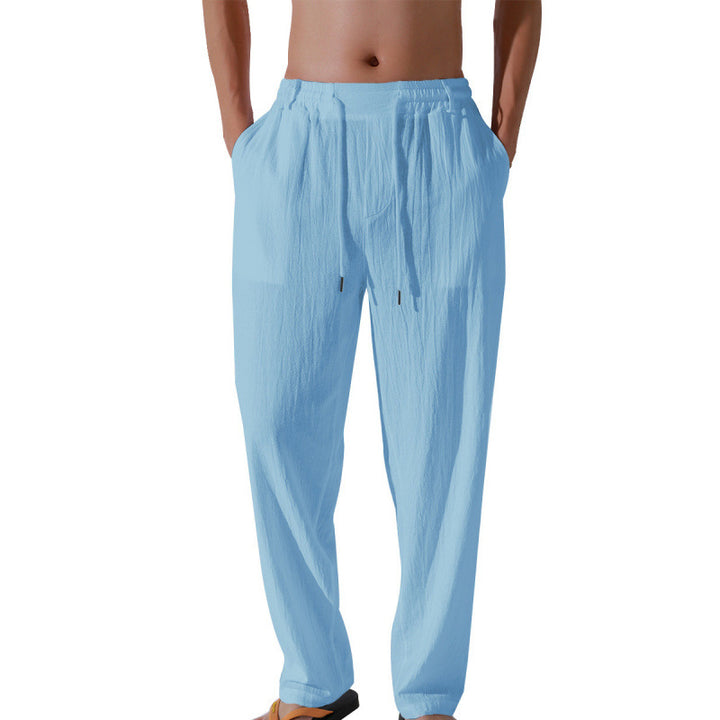 Herren Bequeme Strandhose mit elastischem Bund und lockerer Passform Echoarchiv