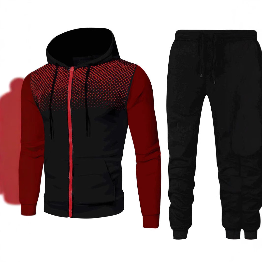 Herren Sportliches Hoodie und Jogginghose Set Echoarchiv