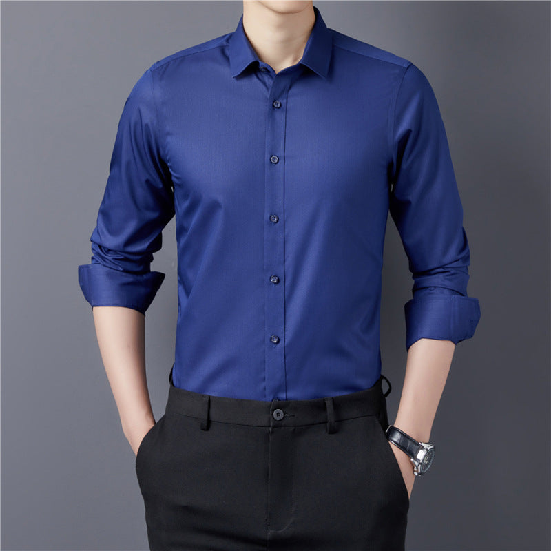 Herren Elegantes Langarmhemd Echoarchiv
