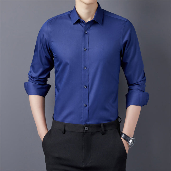 Herren Elegantes Langarmhemd Echoarchiv