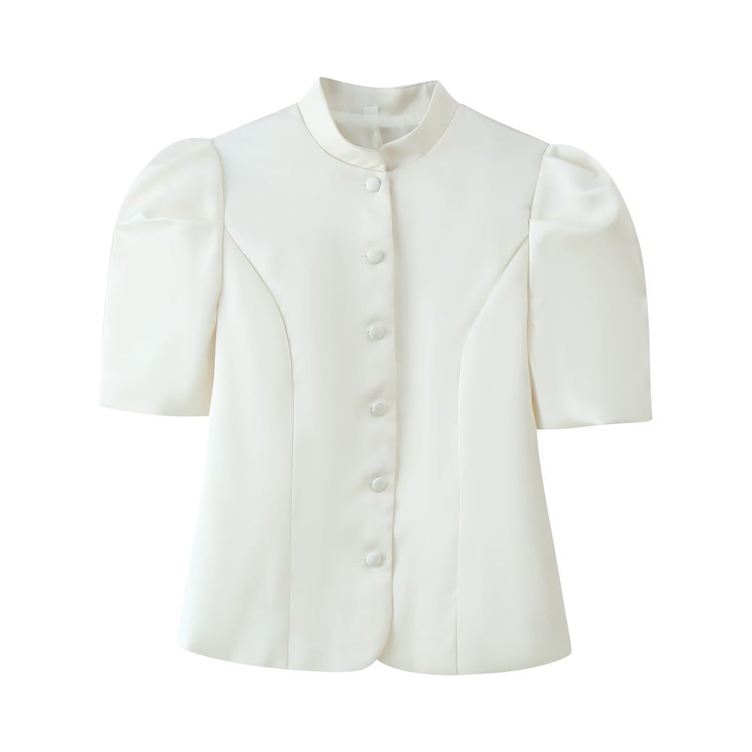 Damen Blazer mit Puffärmeln und elegantem Stehkragen Echo Archiv