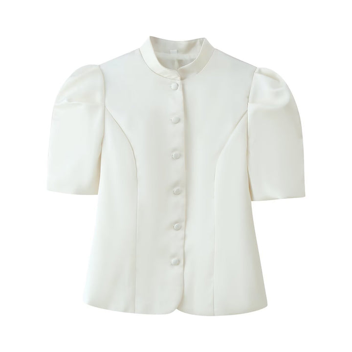 Damen Blazer mit Puffärmeln und elegantem Stehkragen Echo Archiv