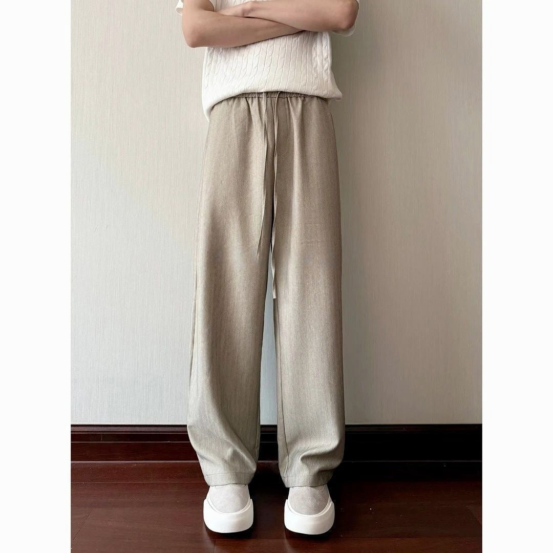 Damen Elegante und bequeme Lockere Stoffhose Echo Archiv