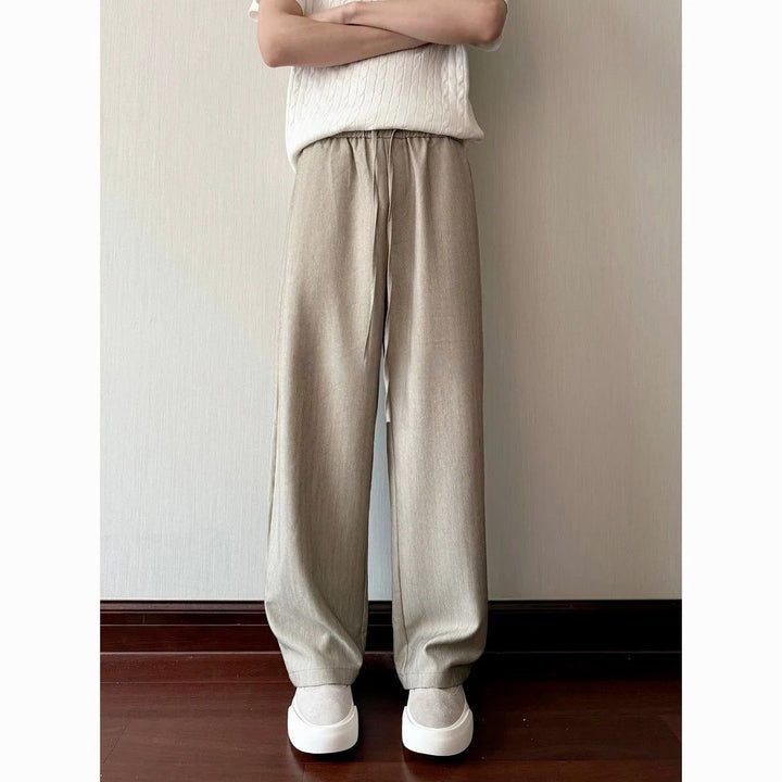 Damen Elegante und bequeme Lockere Stoffhose Echo Archiv
