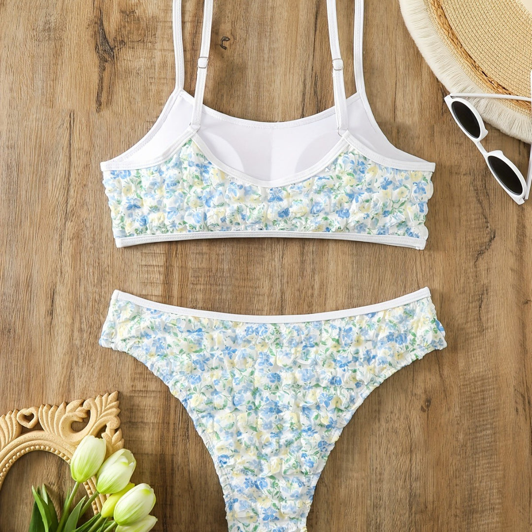 Damen Bikini-Set mit elegantem Blumendesign Echo Archiv