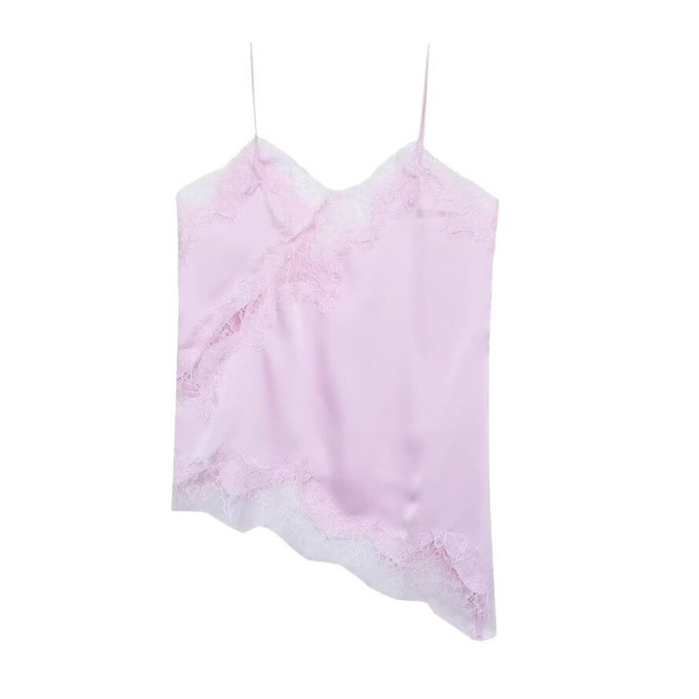 Damen verführerisches Spitzen-Nachtkleid mit asymmetrischem Saum Echo Archiv