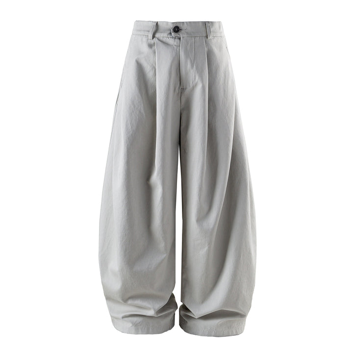 Damen weite High‑Waist‑Culotte mit Kellerfalte und verkürztem Bein Echoarchiv