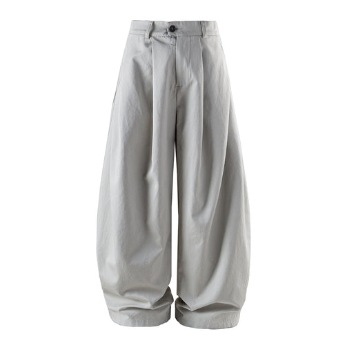 Damen weite High‑Waist‑Culotte mit Kellerfalte und verkürztem Bein Echoarchiv