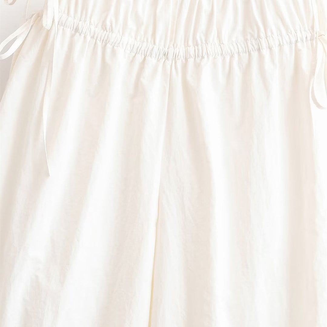 Damen weite Culotte mit elastischem Bund und verstellbarem Bindeband Echo Archiv