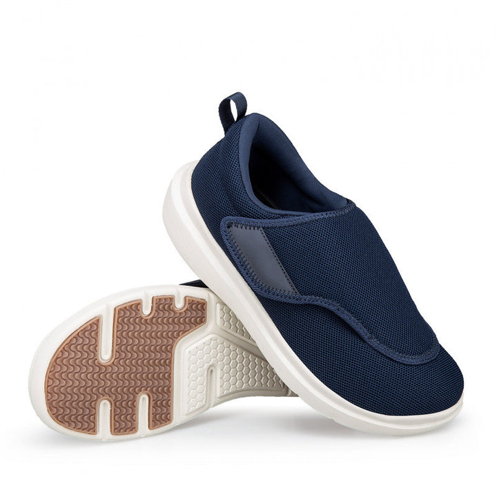 Herren Atmungsaktive Slip-On Sneaker mit Klettverschluss Echoarchiv