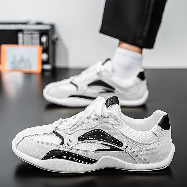 Herren Wildleder-Mesh Casual-Sneaker mit ergonomischer Komfortsohle – Norré