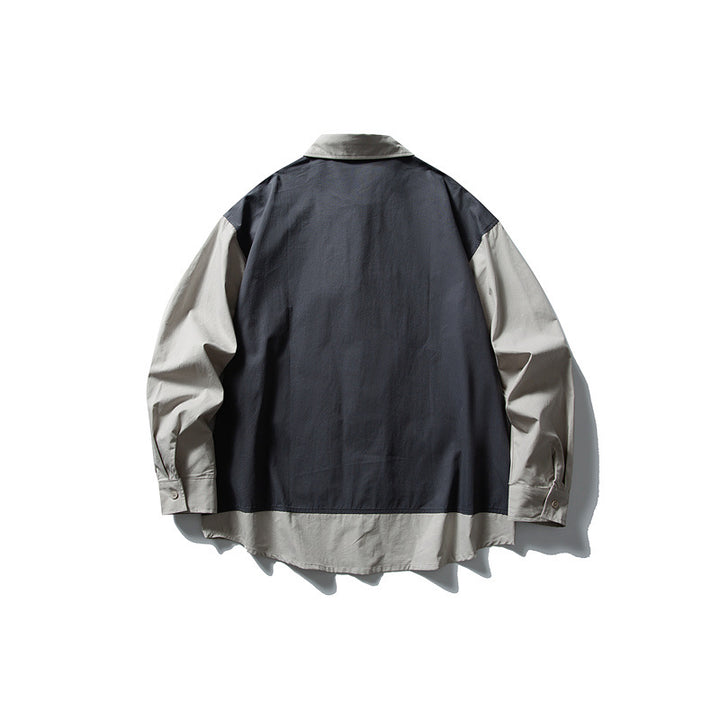 Herren Layering‑Hemd mit integrierter Utility‑Weste und Pattentaschen Echoarchiv