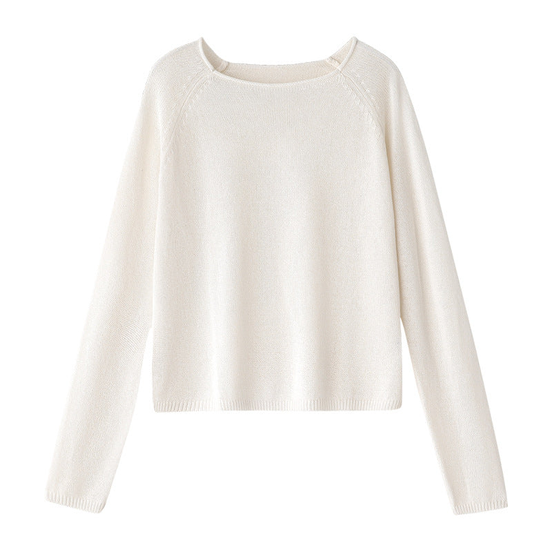 Damen Feinstrickpullover mit Raglanärmeln und weiter Passform Echo Archiv