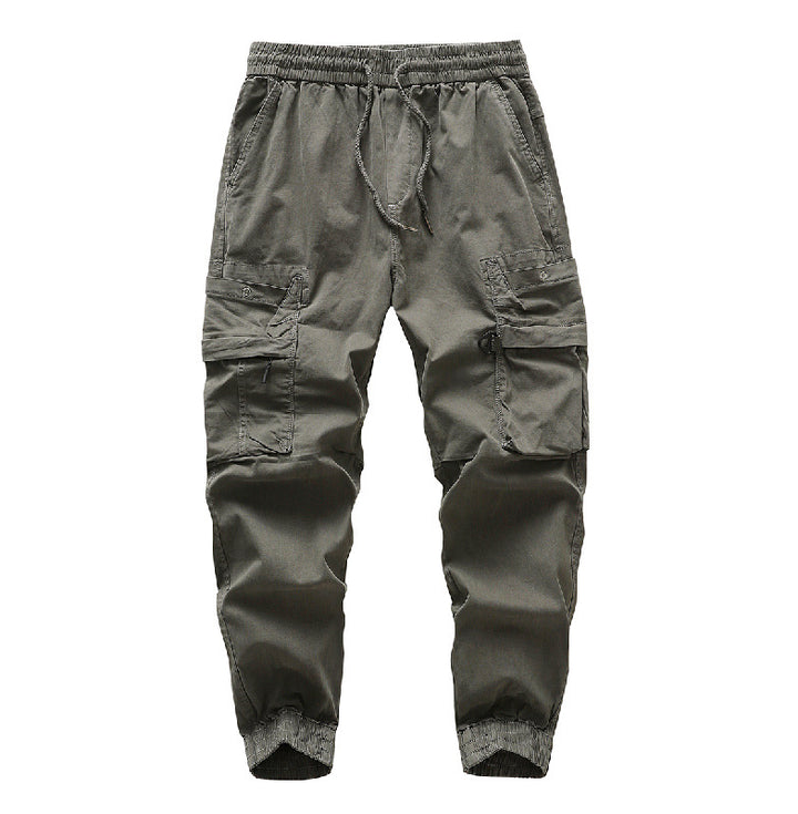 Herren Robust-Canvas Cargo-Jogger mit elastischem Komfortbund, Sicherheits-Pattentaschen und Knieabnähern Echo Archiv