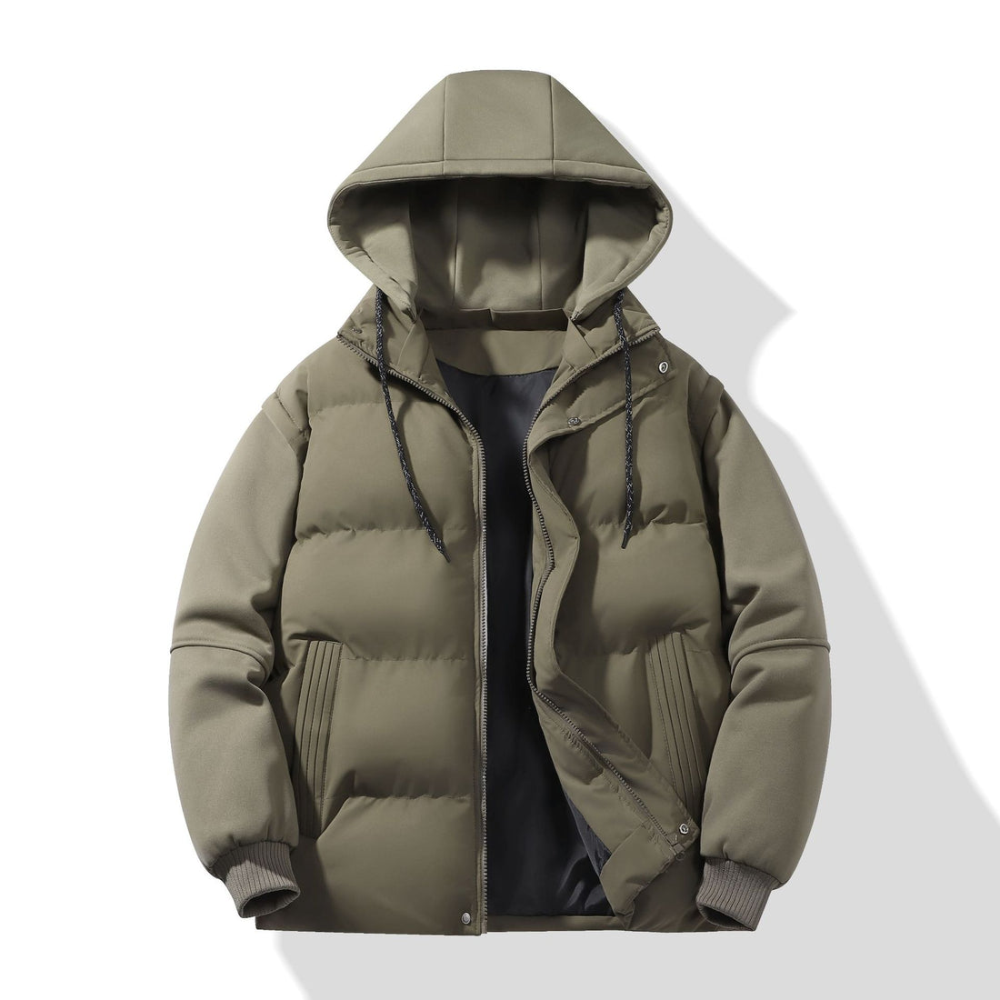 Herren Multifunktionale Steppjacke mit Kapuze – Taviero