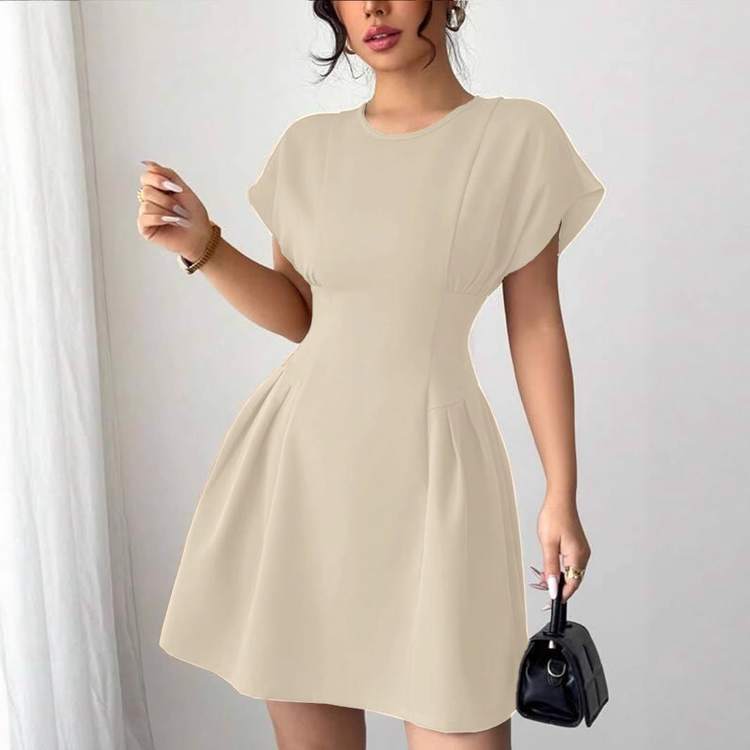 Damen Wickelkleid mit elegantem Schnitt und fließendem Rock Echo Archiv